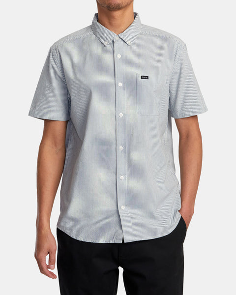 Ike Button-Up Shirt by rofeeak - Men's Short Sleeve Shirts - Afrikrea