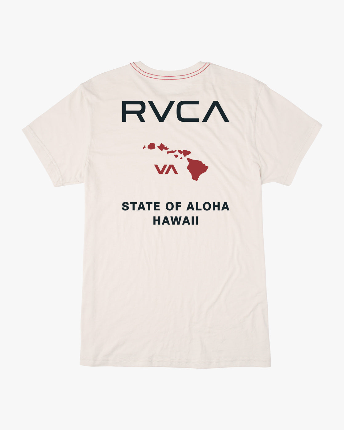 State Of Aloha Tee - White/Red