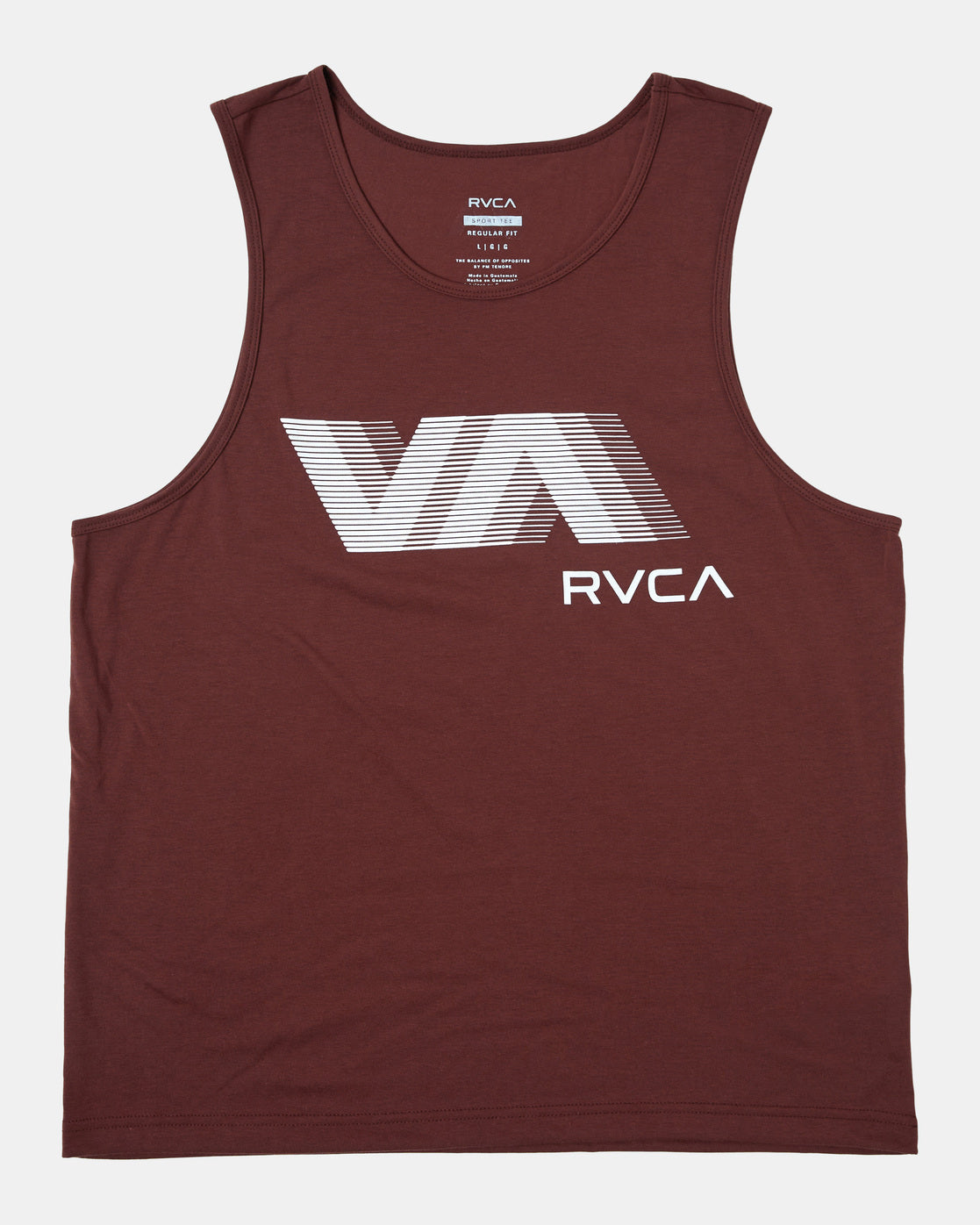 Va Rvca Blur Tank Top - Mahogany