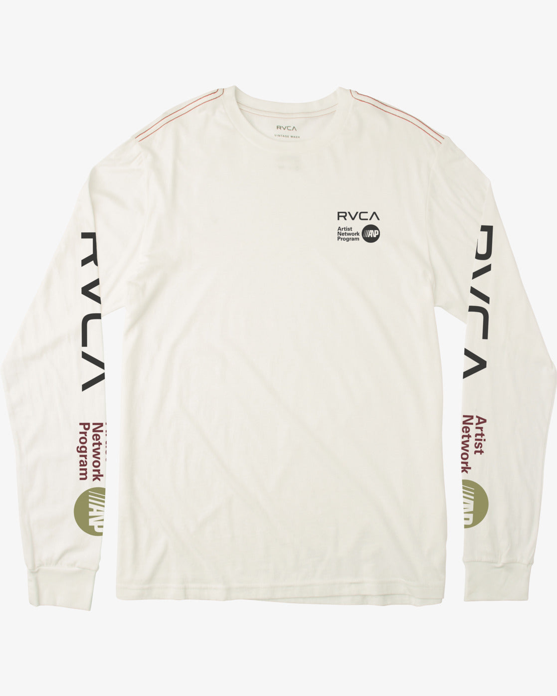 Anp Long Sleeve T-Shirt - Antique White