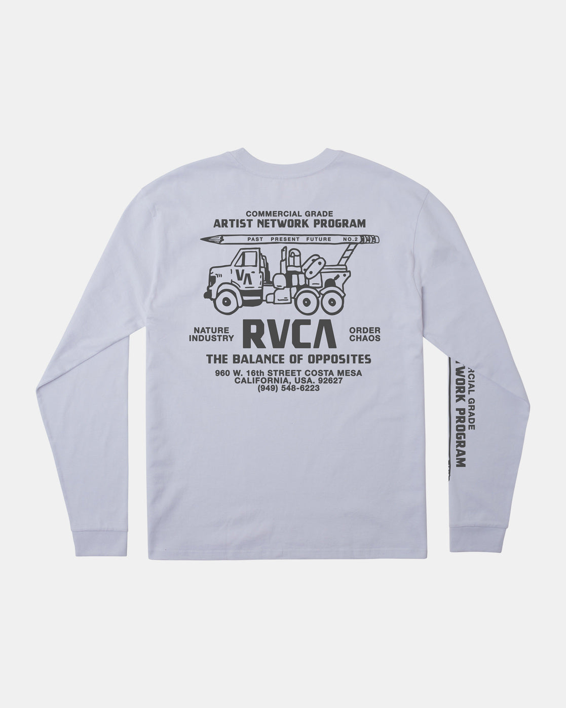 Commercial Grade Long Sleeve T-Shirt - White