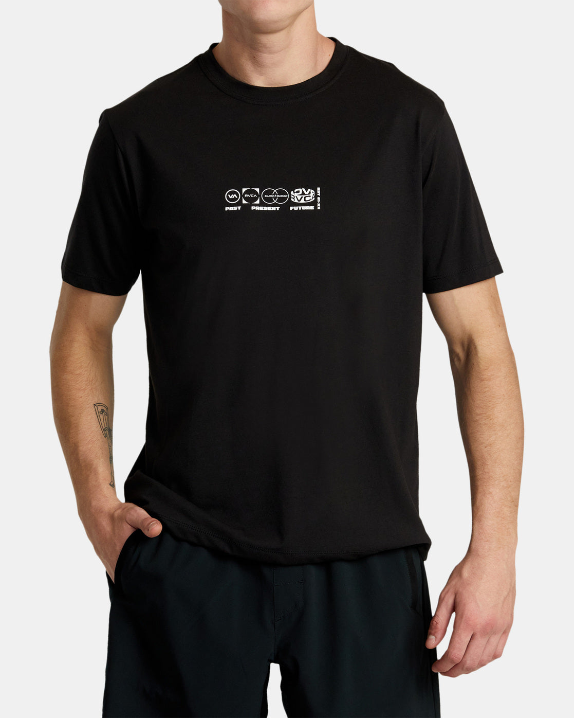 Segments Short Sleeve T-Shirt - Black