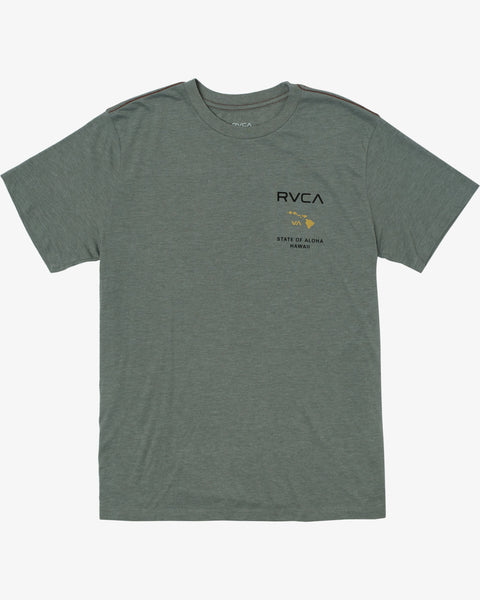 Hawaii Island Hex Pocket Tee - College Green – RVCA