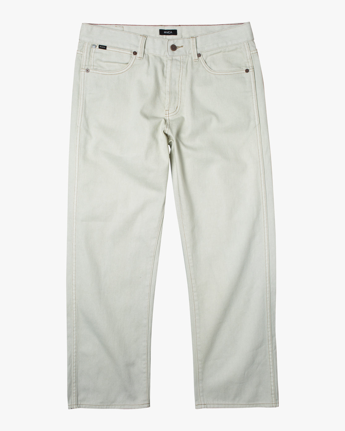 New Dawn Straight Fit Denim Jeans - Eggshell