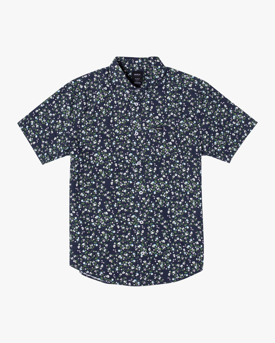 That'Ll Do Slim Fit Short Sleeve Shirt - Navy Marine