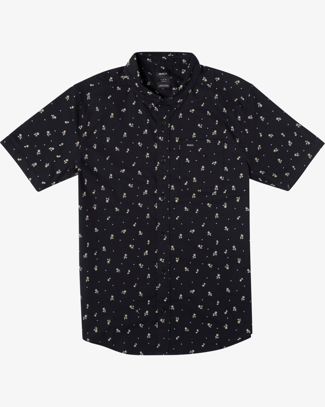 That'Ll Do Slim Fit Short Sleeve Shirt - Rvca Black