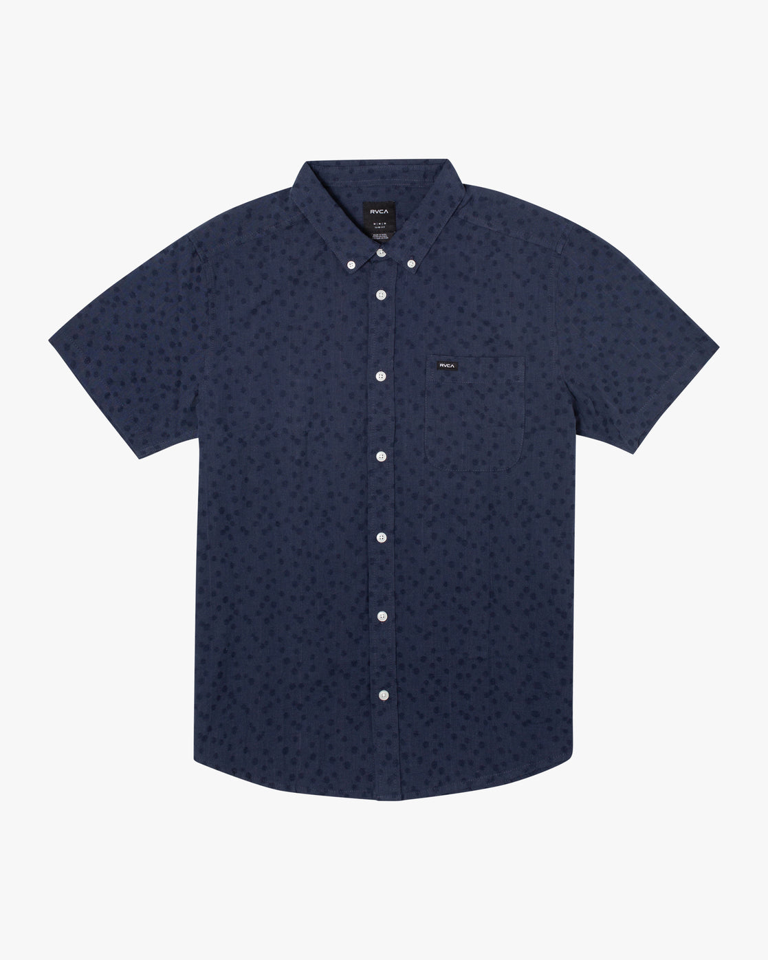 That'Ll Do Dobby Short Sleeve Shirt - New Navy