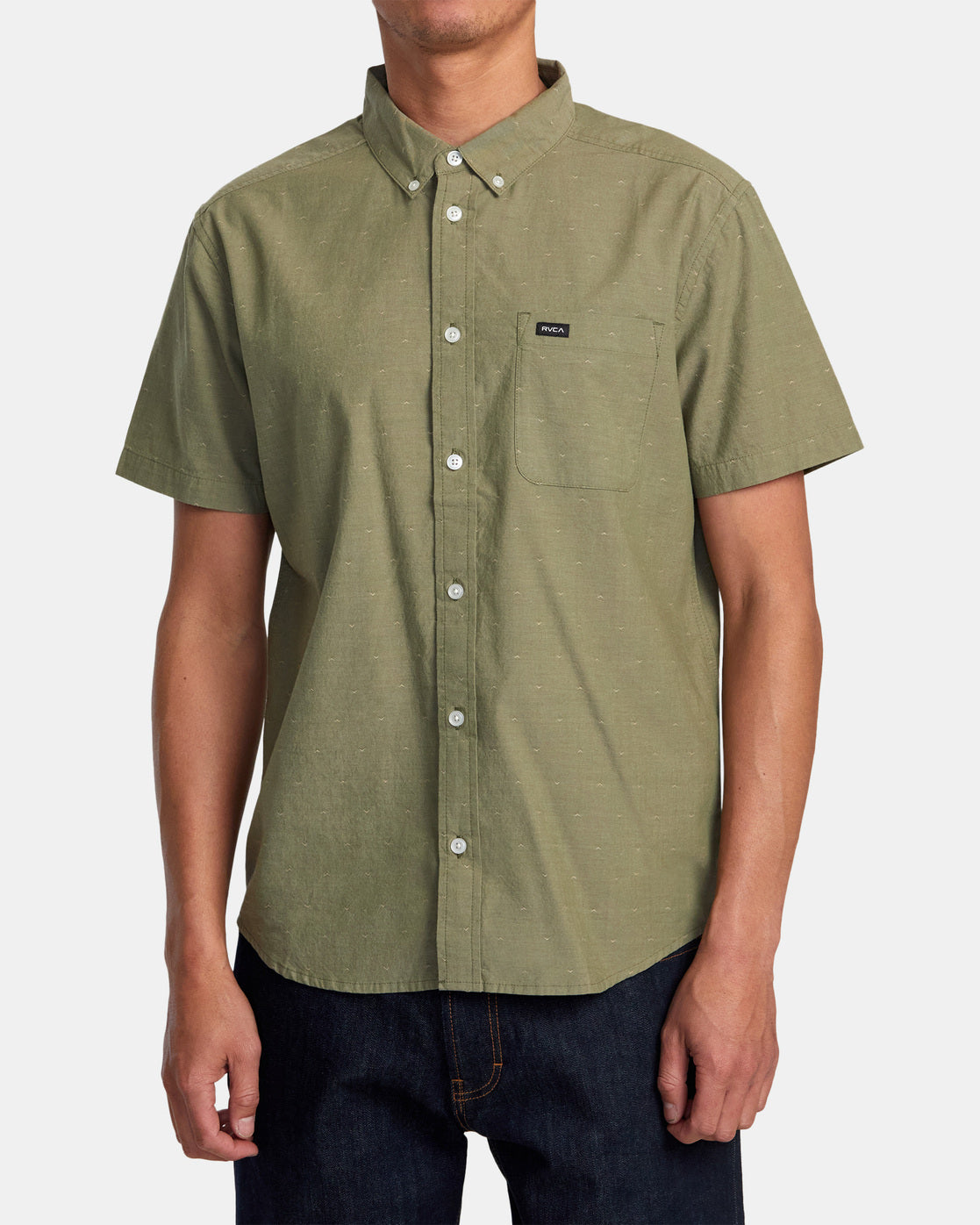 That'll Do Dobby Short Sleeve Shirt - Aloe