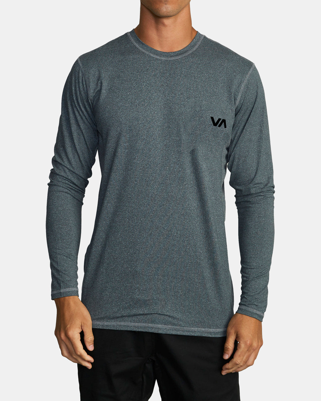 Sport Vent Long Sleeve Tee - Charcoal Heather