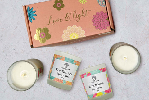 image- a picture of scented candles perfect for valentine's day gift