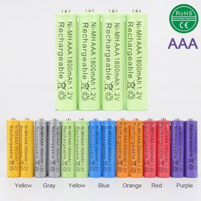 1pcs Aaa Ni-mh 1.2 v Rechargeable Battery 1000mah Batteries