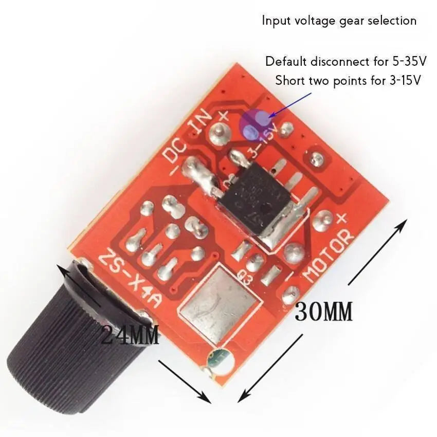 Zs-x4a 5a Pwm Dc Motor Speed Controller Module Light Dimmer