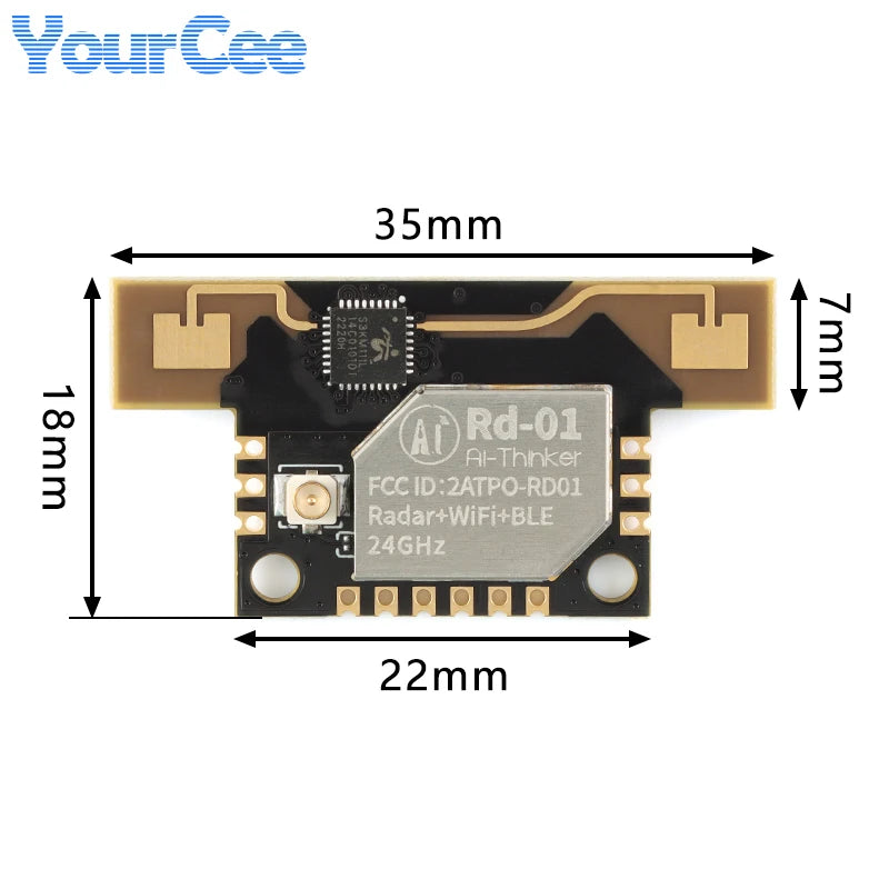 UKGPro WiFi 24G millimeter wave human body fall sensor human body