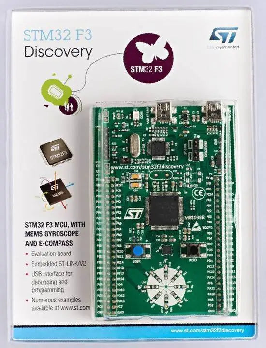 Stm Discovery Kit Stm32f3 Stm32f303vc With Programming Cable