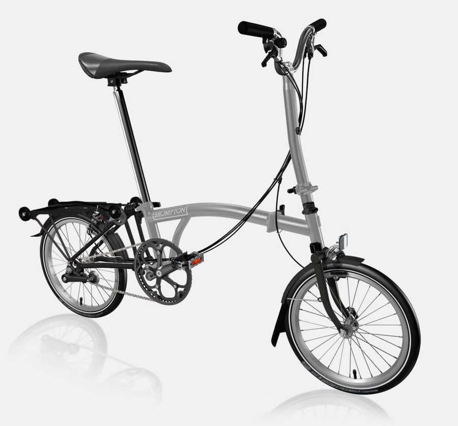 Brompton P Line Urban - Low Handlebar - Titanium Frame Folding Bike –  Curbside Cycle
