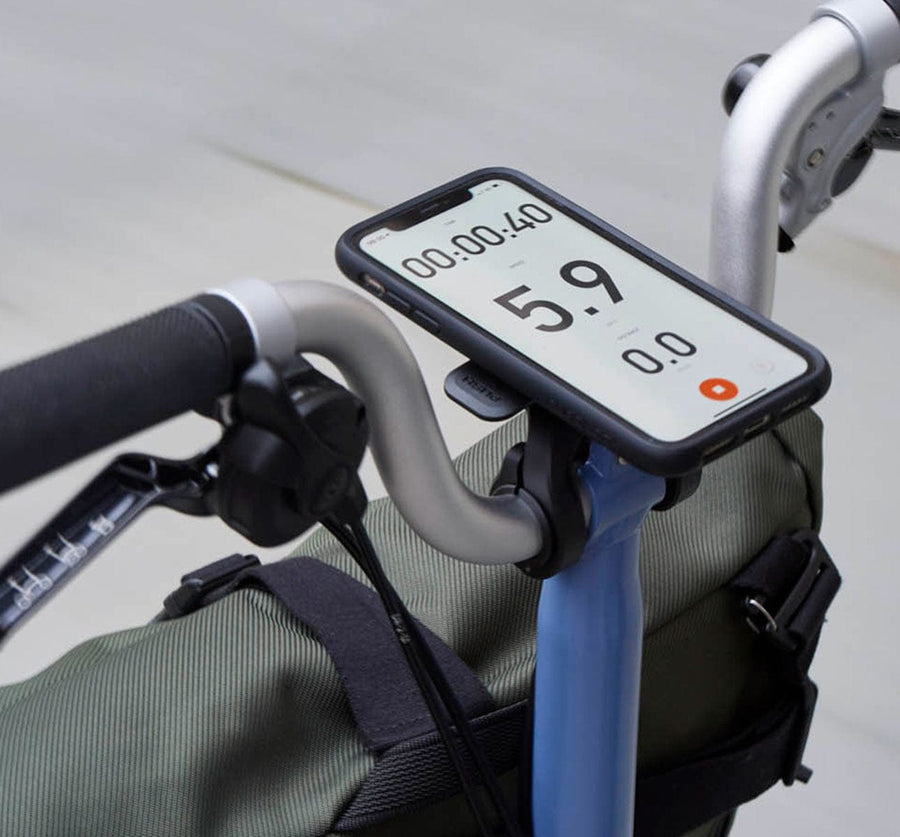 QuadLock Brompton Phone Mount - Secure Navigation For Your Brompton –  Curbside Cycle