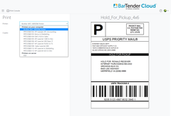 Print and manage your labels efficiently Standardize label printing — no printer driver management required