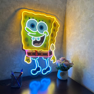 UV Printed Spongebob neon sign by oNeonCrafts