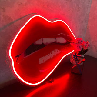 Sexy Lips Neon UV printed by oNeonCrafts