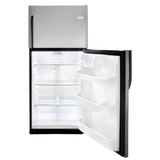 Frigidaire FFHT2126LM, Top Freezer20.6 Cubic Ft Refrigerator, Silver Mist