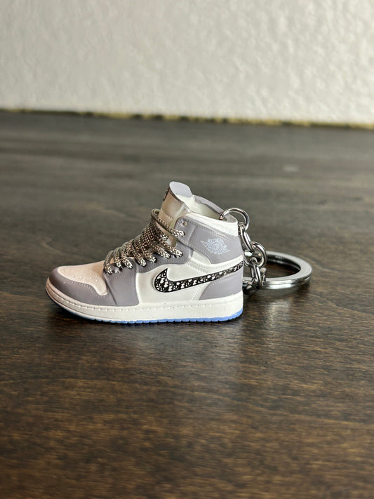 AJ 1 LV High Top Trainer Key Chain With Mini Shoe Box – Lounge Kicks