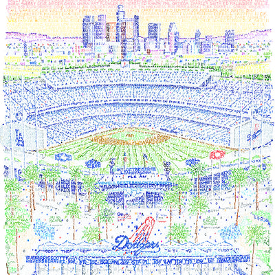 Truist Park Word Art Poster  Atlanta Braves Gifts & Decor