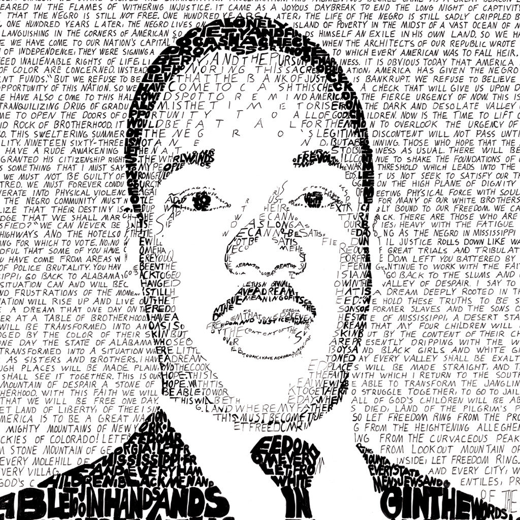 Kunst Wall Art Martin Luther King I Have A Dream Speech Spelled Out In Poster 4 Antiquitaten Kunst Inkmax Jp