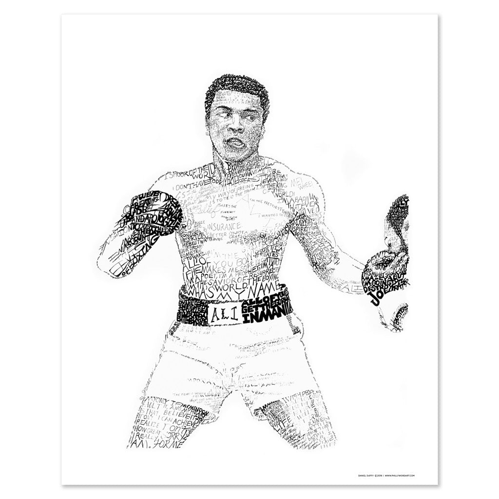 Muhammad Ali Quote Poster