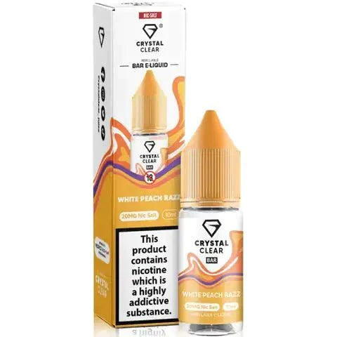 Crystal Clear Nic Salts 10ml- Pack of 10 - Vape Club Wholesale