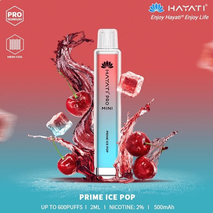 Hayati Mini Pro 600 Disposable Vape Puff Bar Pod Box of 10 - Vape Club Wholesale