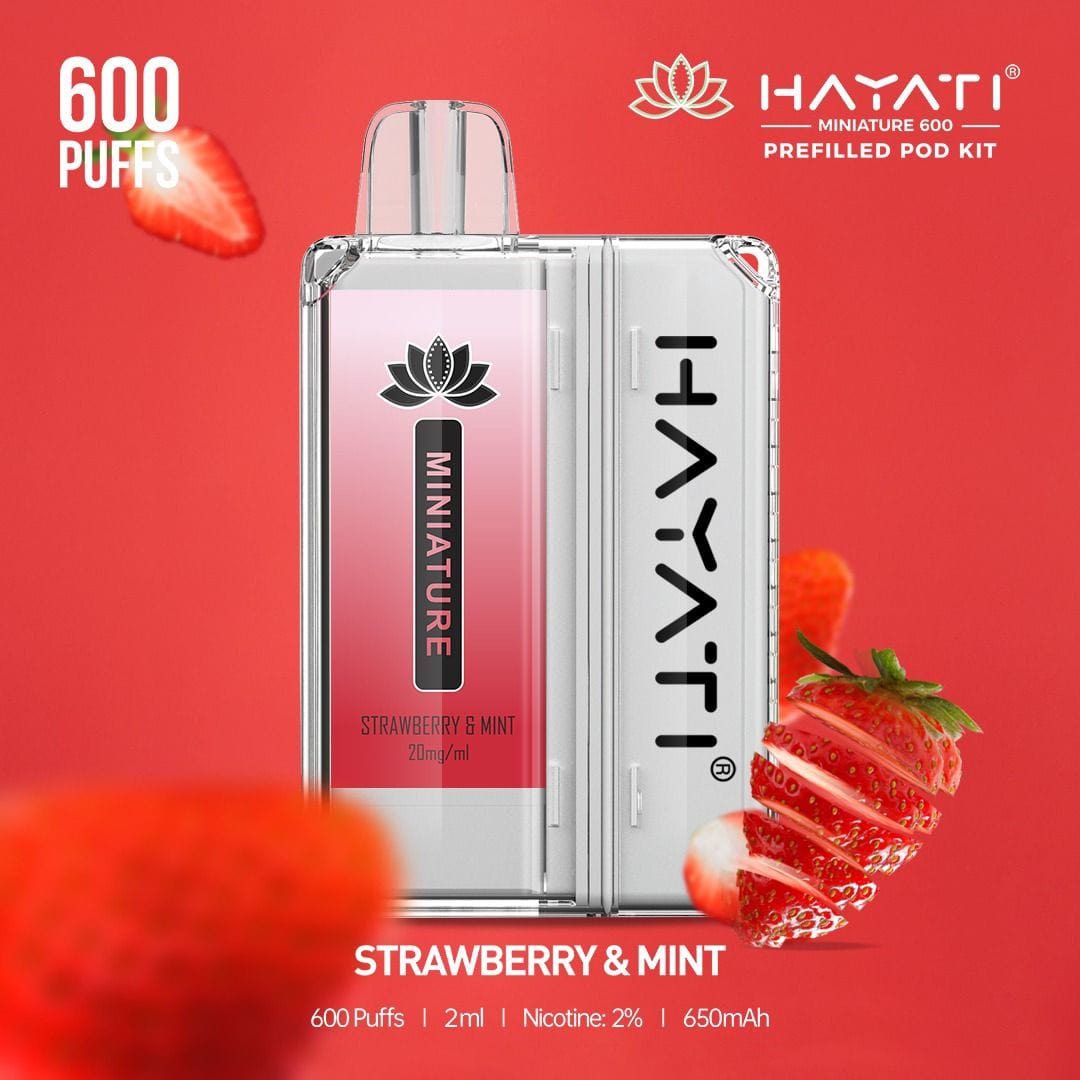 Hayati Miniature 600 Prefilled Pod Kit - Box of 5 - Vape Club Wholesale