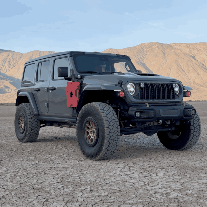 Bezel Mounts with SAE LED Fog & Rock Lights for Jeep Wrangler JL & Gladiator JT (2018-2024)