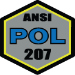 ANSI 207 POLICE - BLUE BINDING