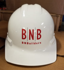 Custom BNB Hard Hat Front