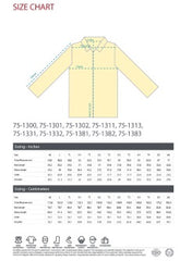 Majestic Safety Jacket Size Chart |Global Construction Supply
