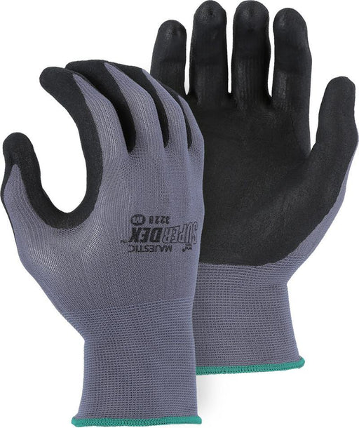 Majestic 3237 SuperDex Blue/Black ¾ Micro Foam Double Dipped Gloves 15 —  Global Construction Supply