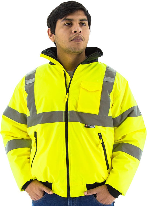 Yellow Hi-Vis Bomber Jacket Cl, SAF3480