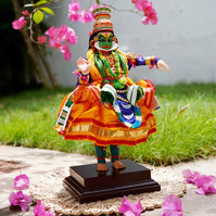 Handcrafted Vibrant Kathakali Doll-Made to Order