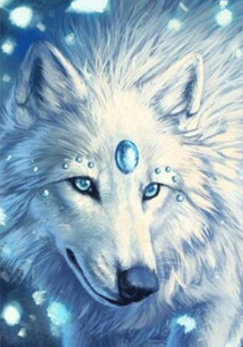 Diamond Painting Galaxy Wolf – Diamonds Wizard