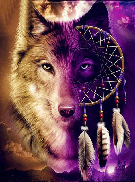 Dog and Wolf Diamond Painting - [USA SHIPPING] – All Diamond Painting