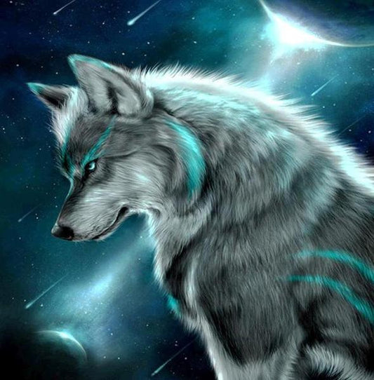 Abstract Wolf Diamond Painting Kits 20% Off Today – DIY Diamond