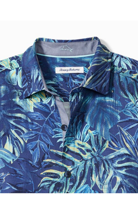 Tommy Bahama Nova Wave Falling Fronds Short Sleeve Woven Shirt