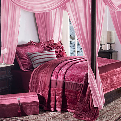 Splendid Zest Sprout Spill Bordeaux bedding set