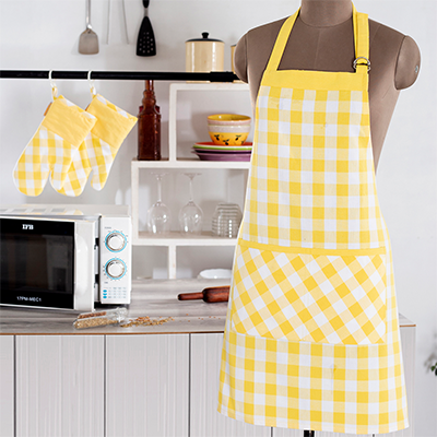 Daisy Yellow/White 1 Pc Apron