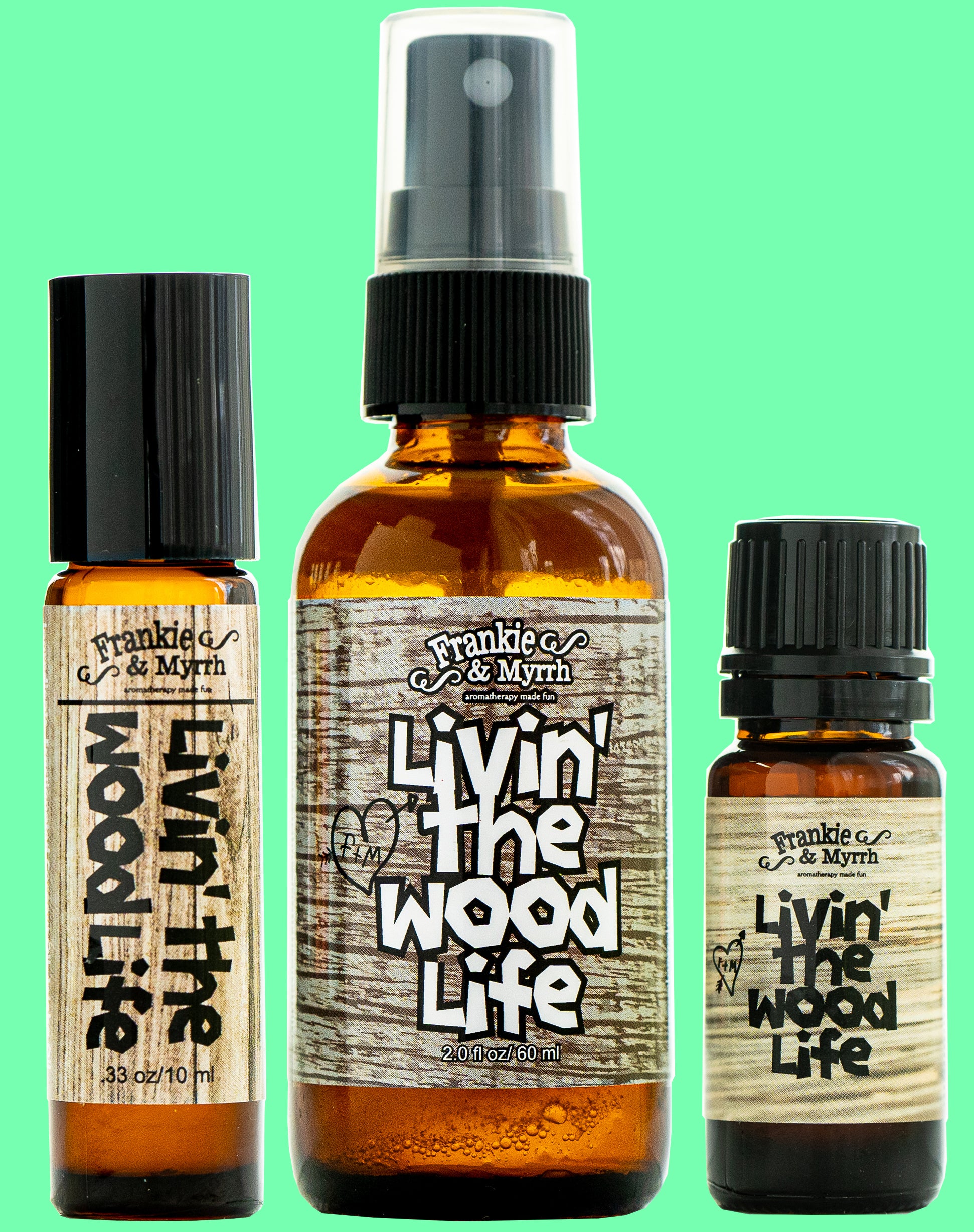 Livin' The Wood Life, Patchouli Cedar Vanilla Essential Oil Blend