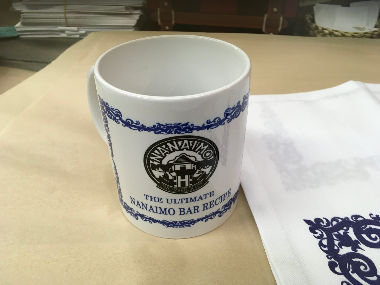 Nanaimo bar recipe mug