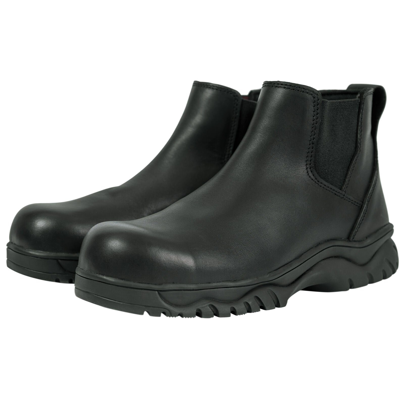 6 Inch Forced Entry Chelsea Work Boot - Slip-On Design Boots With Composite Toe