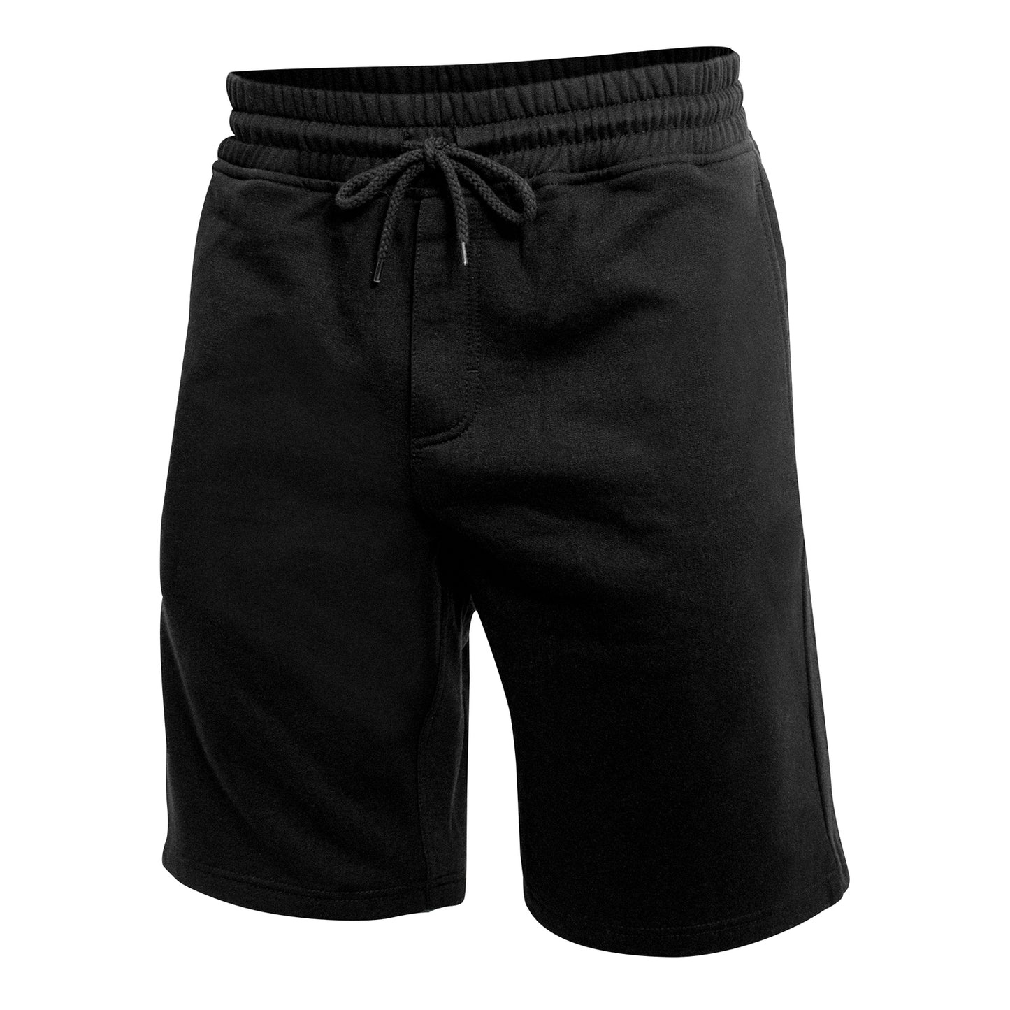 Men's Black Sweat Shorts Poly Cotton Lounging Shorts – Grunt Force