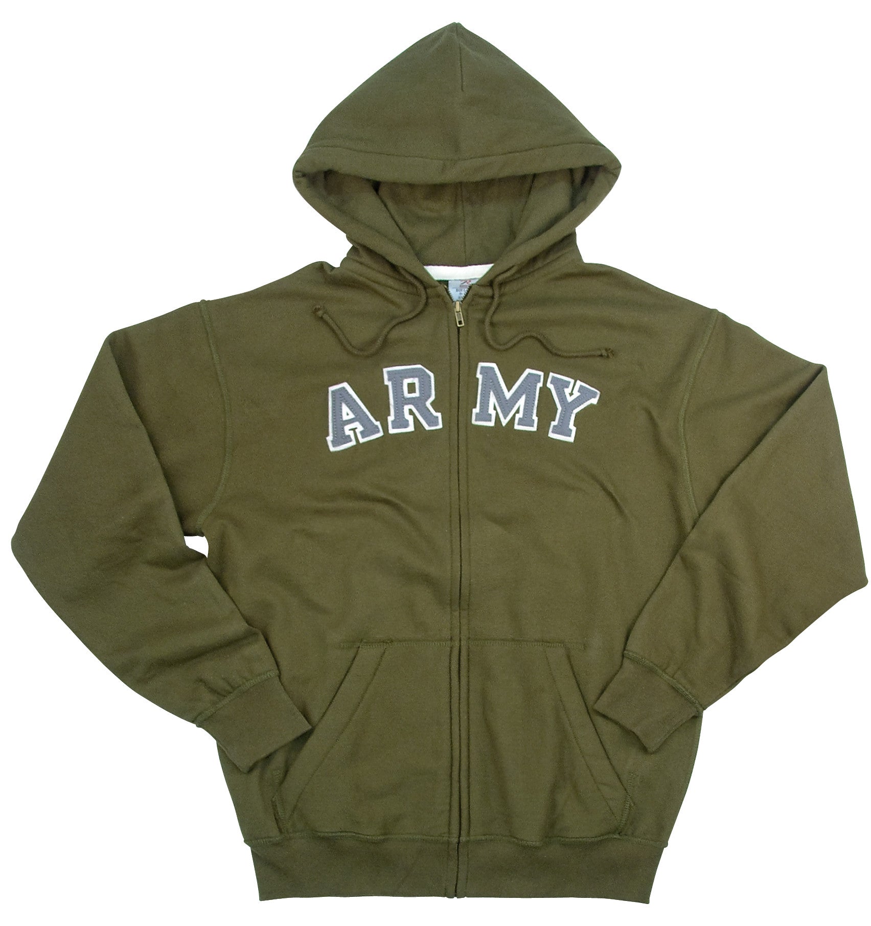 Army Zip Up Hoodie - Army Military