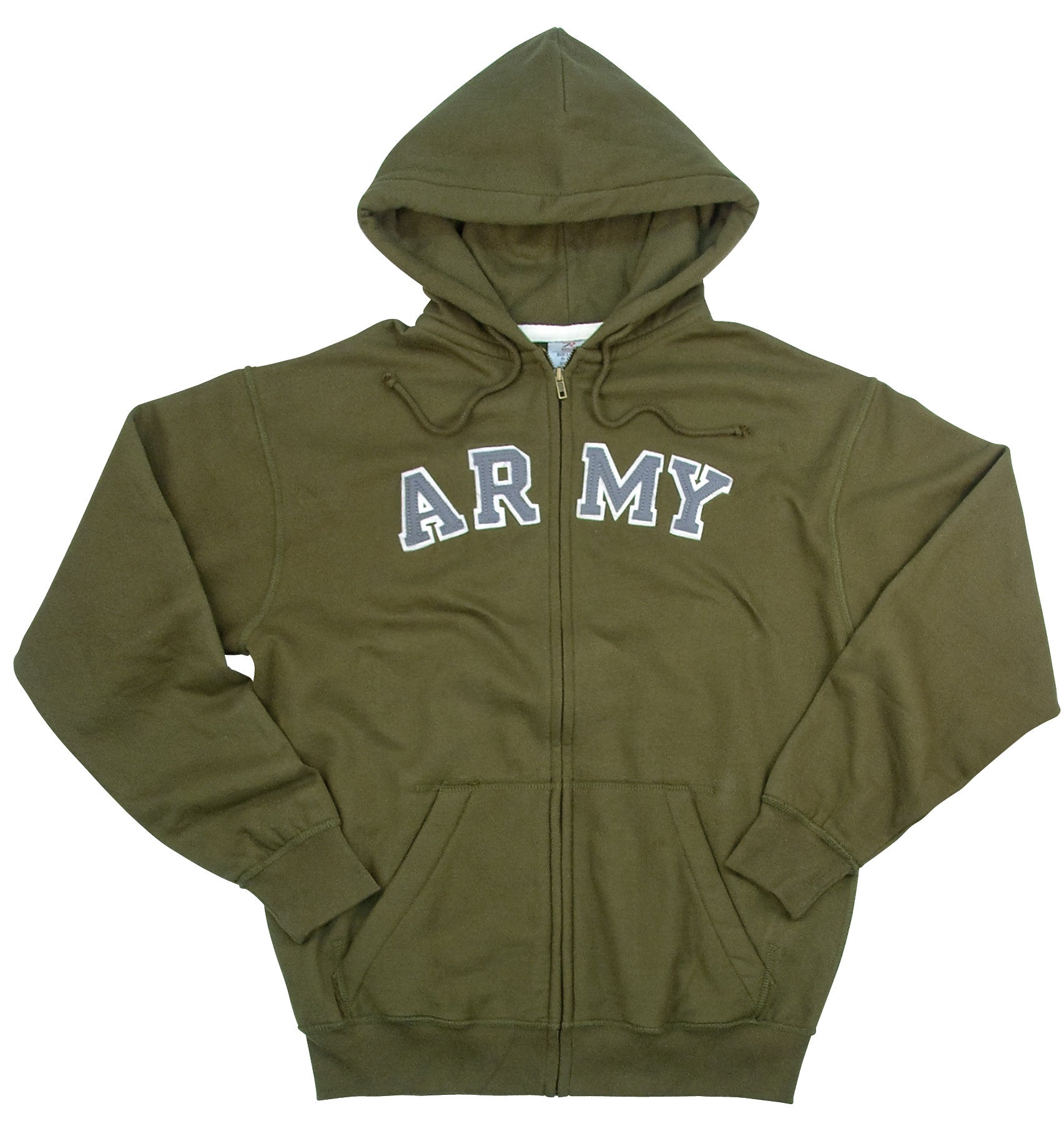 Army Zipper Hoodie - Army Military